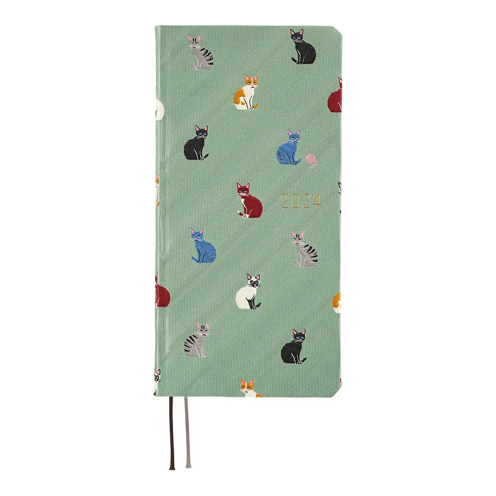 Hobonichi Techo Weeks 2024 Bow & Tie Cats & Me Spring