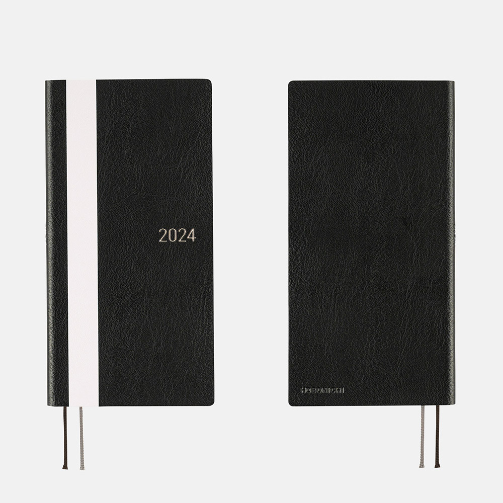 Hobonichi Techo Weeks 2024 White Line Black Spring