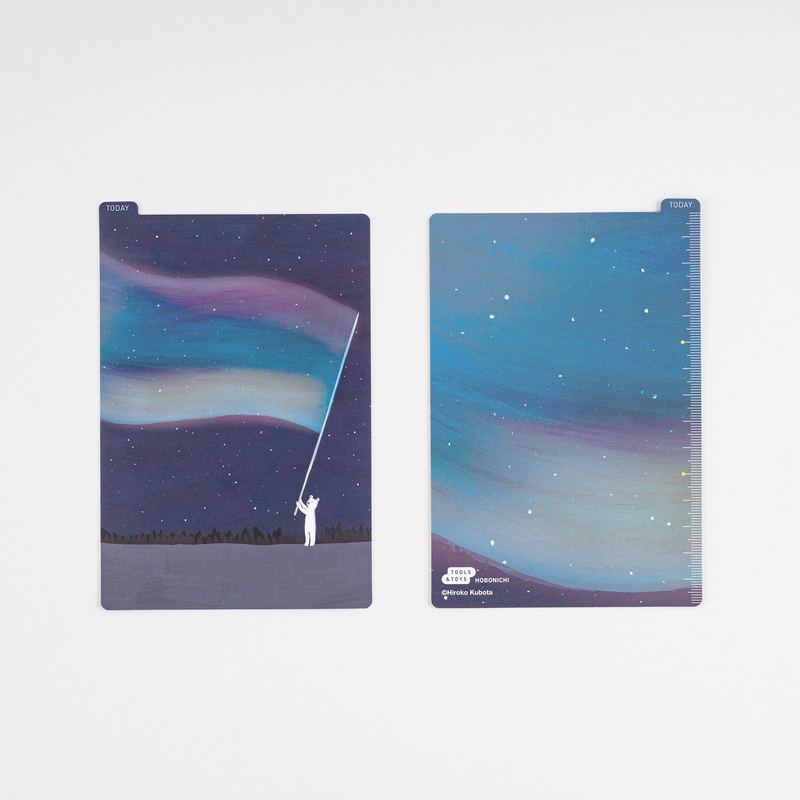 Hobonichi Hobonichi Pencil Board Hiroko Kubota: Aurora Duty Sottopagina per Original A6
