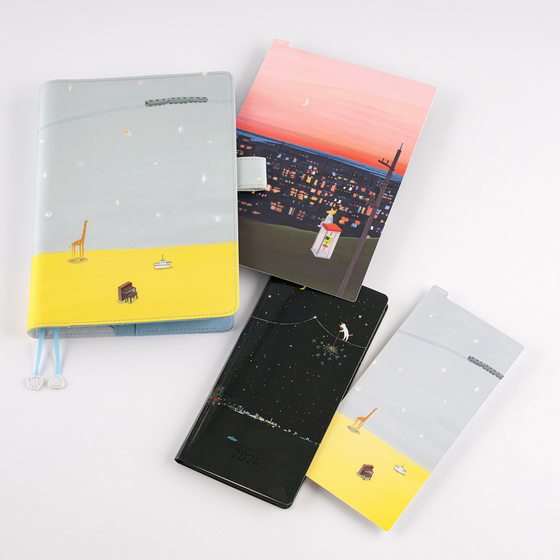 Hobonichi Hobonichi Pencil Board for Cousin A5 Hiroko Kubota: Count the Lights