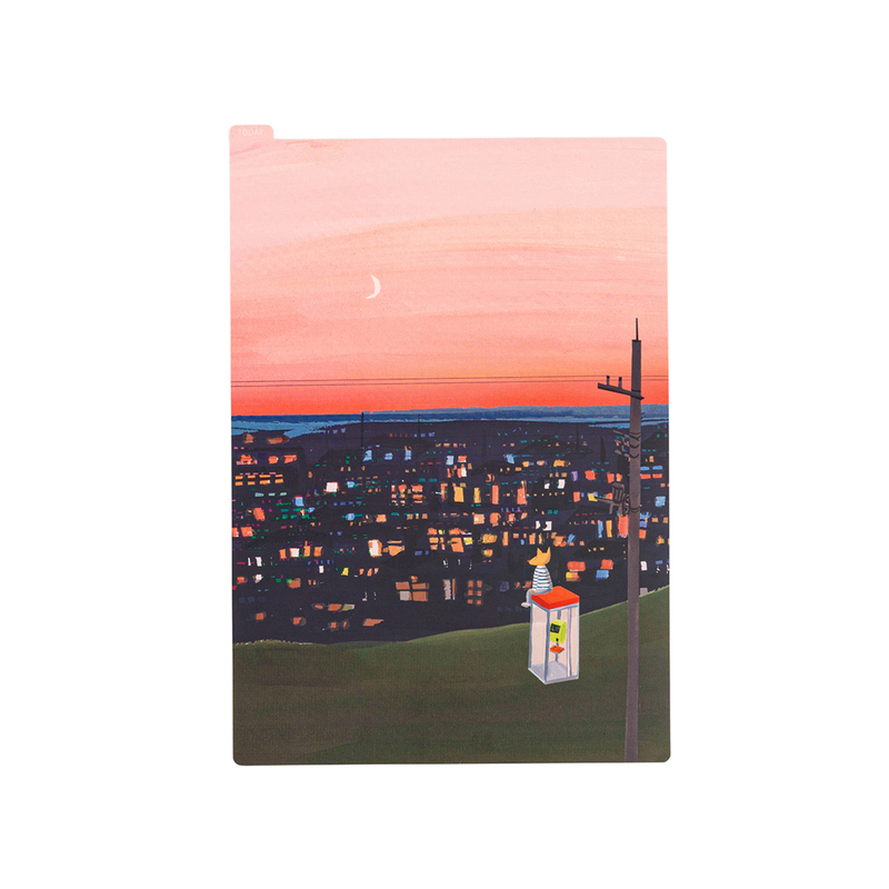 Hobonichi Hobonichi Pencil Board for Cousin A5 Hiroko Kubota: Count the Lights