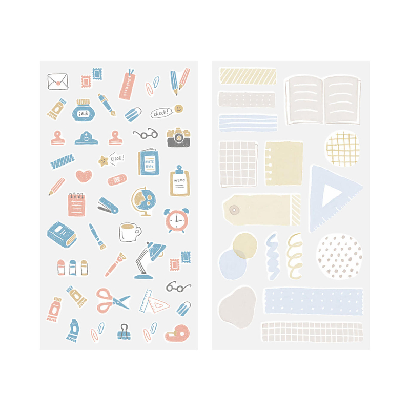 Midori Midori Sticker Two Sheets Stationery