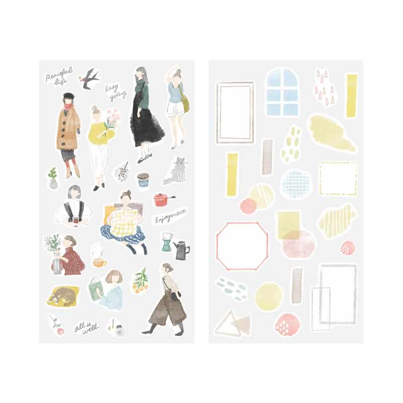 Midori Midori Sticker Two Sheets Adesivi Decorativi Fashion