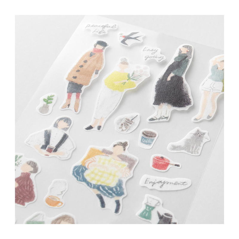 Midori Midori Sticker Two Sheets Adesivi Decorativi Fashion