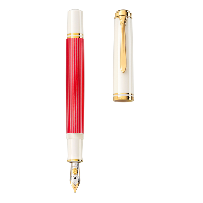 Pelikan Pelikan Souveran M600 Fountain Pen Red White Special Edition