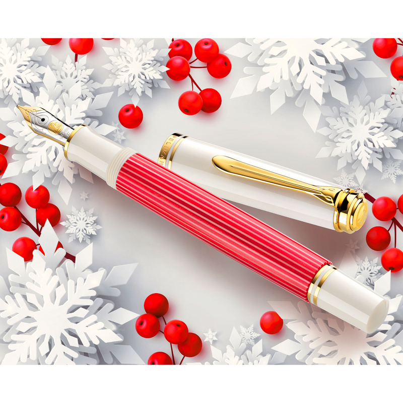 Pelikan Pelikan Souveran M600 Fountain Pen Red White Special Edition
