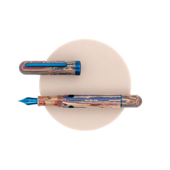 Nahvalur Nautilus Penna Stilografica The Blue Ringed Edizione Limitata