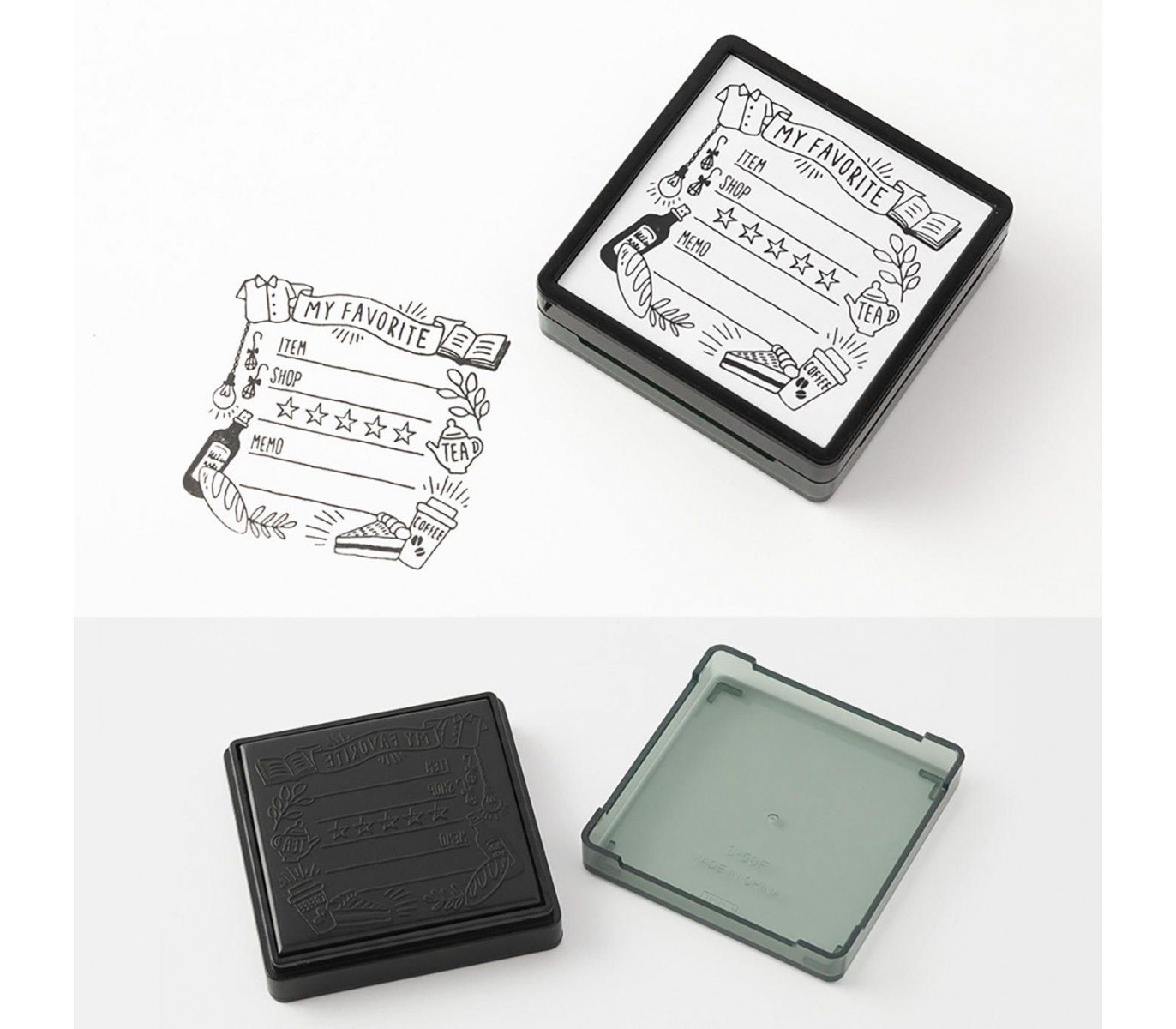 Midori Paintable Stamp - Stationery