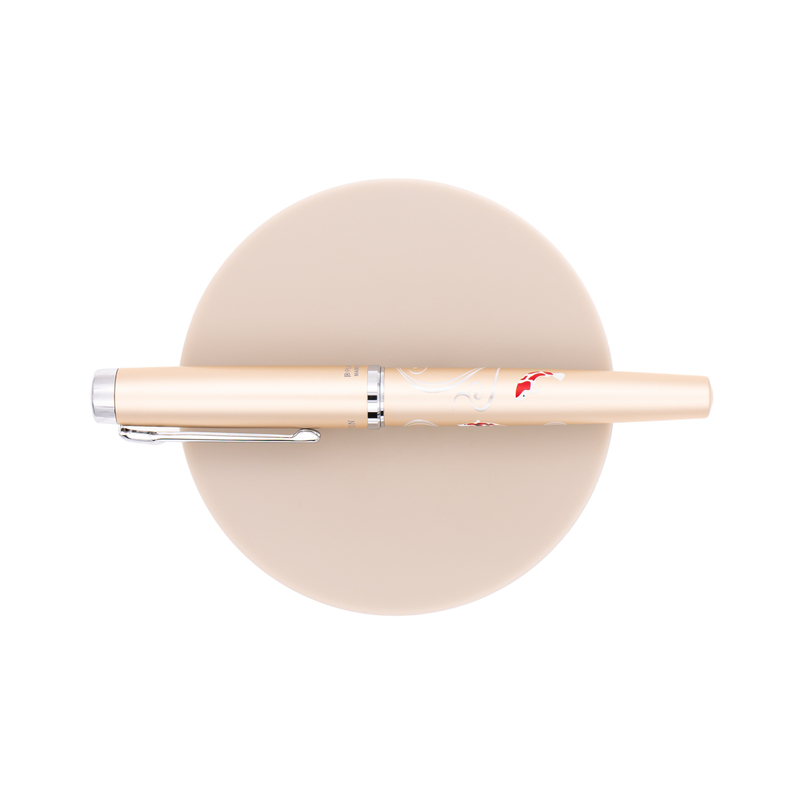 Platinum Platinum Procyon Luster Modern Maki-e Penna Stilografica Nishikigoi
