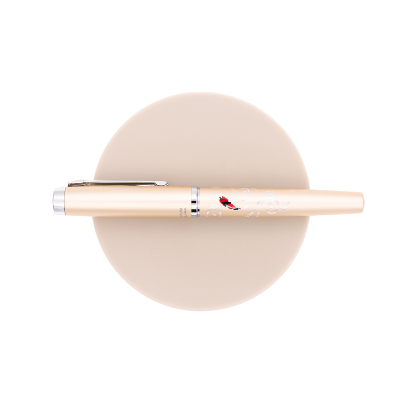 Platinum Platinum Procyon Luster Modern Maki-e Penna Stilografica Nishikigoi