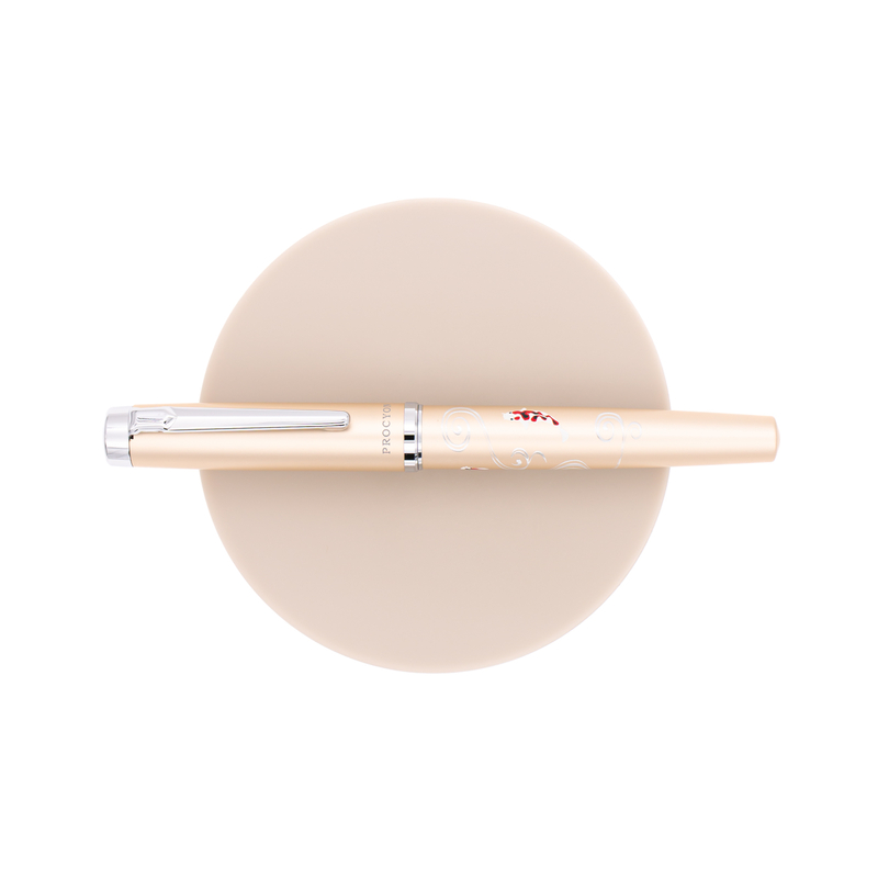 Platinum Platinum Procyon Luster Modern Maki-e Penna Stilografica Nishikigoi
