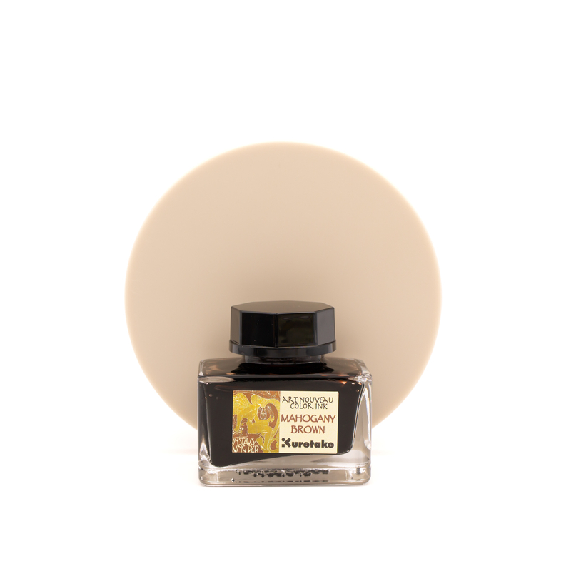 Kuretake Kuretake Art Nouveau Mahogany Brown Ink Bottle 20 ml