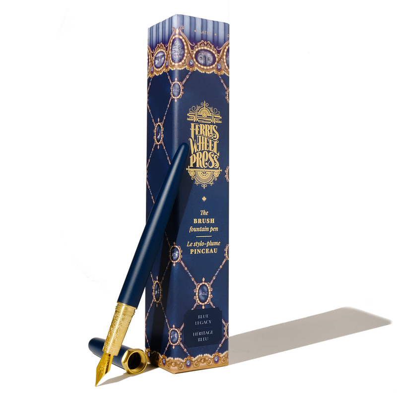 Ferris Wheel Press Ferris Wheel Press The Brush Fountain Pen Blue Legacy Limited Edition