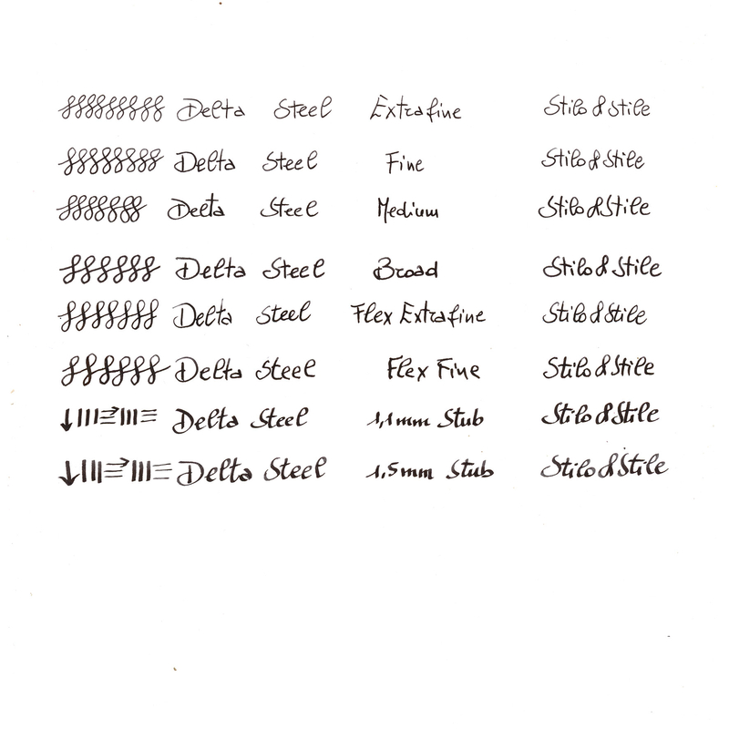 Delta Delta Intesa 2.0 Penna Stilografica Blu & Oro