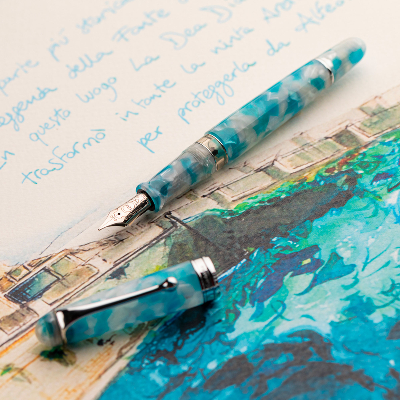 Aurora Aurora 88 Viaggio Segreto in Italia Fountain Pen Ortigia Limited Edition