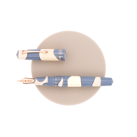 Leonardo Momento Zero Fountain Pen Nuvola & Rose Gold