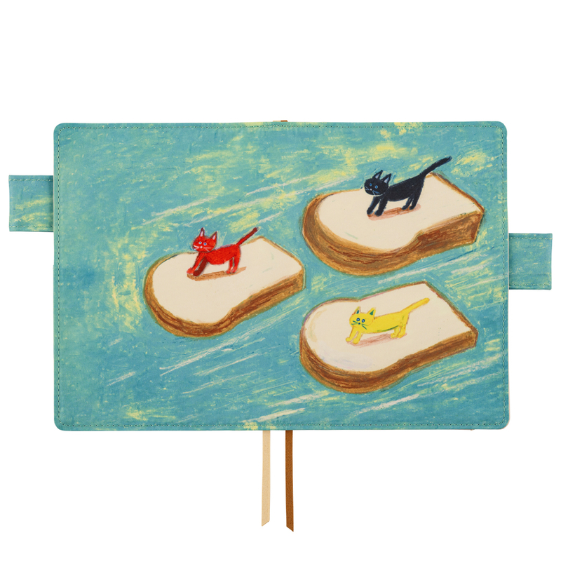 Hobonichi Hobonichi Keiko Shibata: Bread floating in the wind A6 [Cover Only]