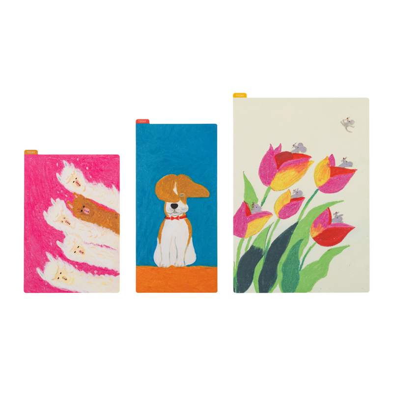 Hobonichi Hobonichi Pencil Board for Cousin A5 Keiko Shibata: Swaying tulips