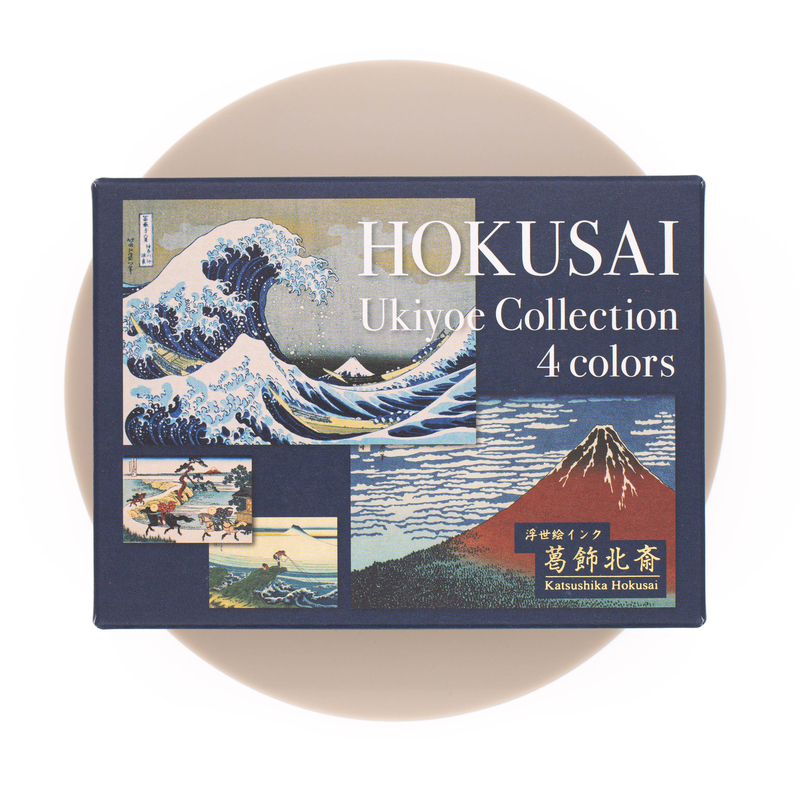 Taccia Ukiyo-e Hokusai Set of 4 Inks