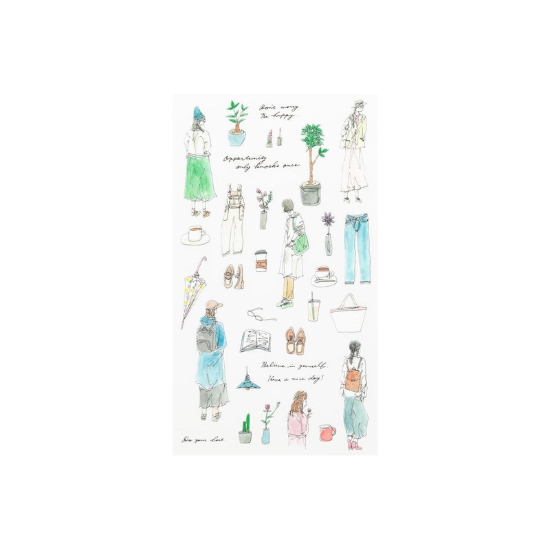 Midori Midori Transfer Sticker Adesivi Fashion