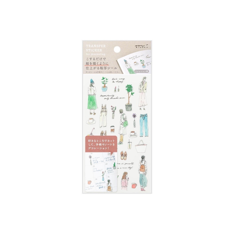 Midori Midori Transfer Sticker Adesivi Fashion