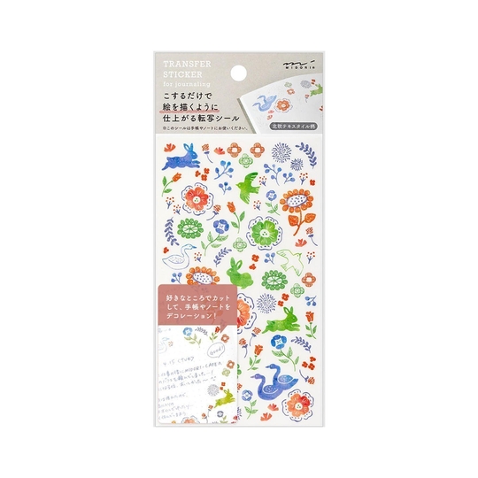 Midori Transfer Sticker Scandinavian Textile Patterns