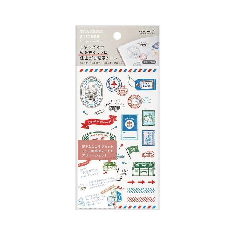 Midori Midori Transfer Sticker Stamps