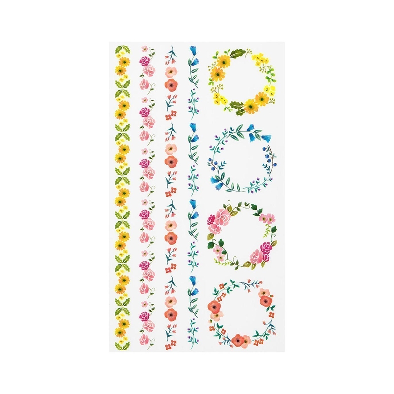Midori Midori Transfer Sticker Wreaths