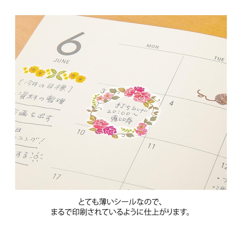 Midori Midori Transfer Sticker Wreaths