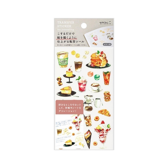 Midori Transfer Sticker Snacks