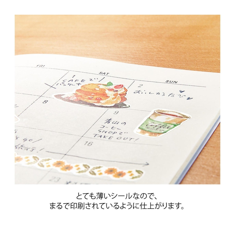 Midori Midori Transfer Sticker Adesivi Snacks