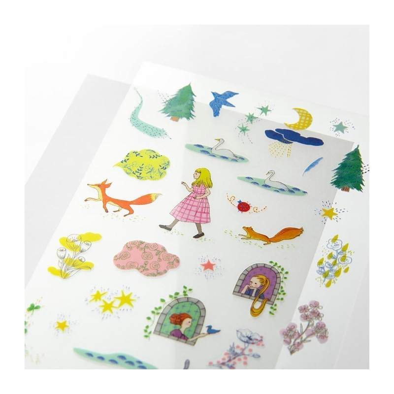 Midori Midori Transfer Sticker Storybook Motifs