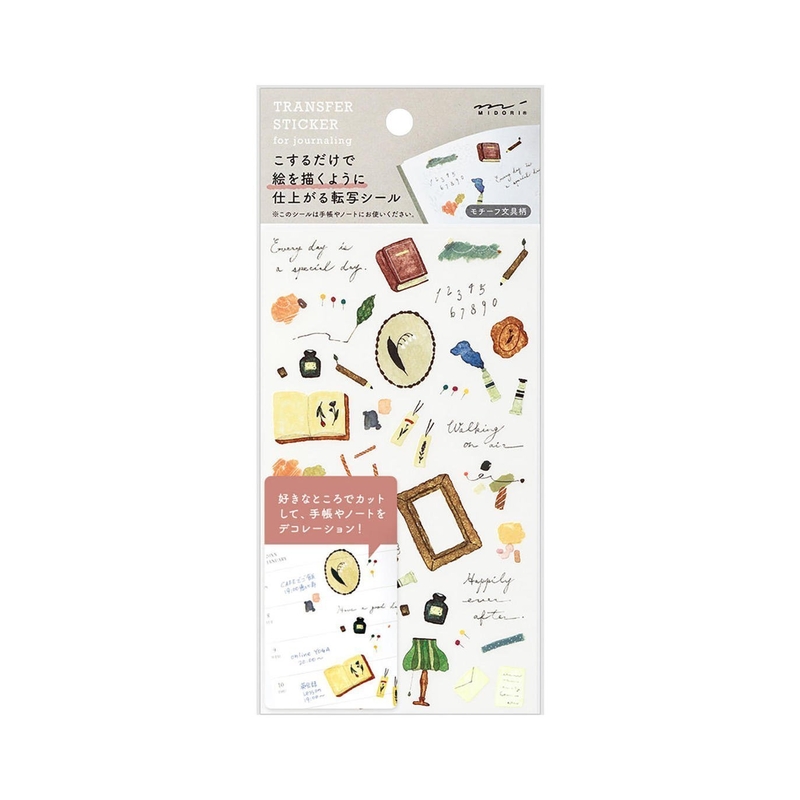 Midori Midori Transfer Sticker Adesivi Stationery