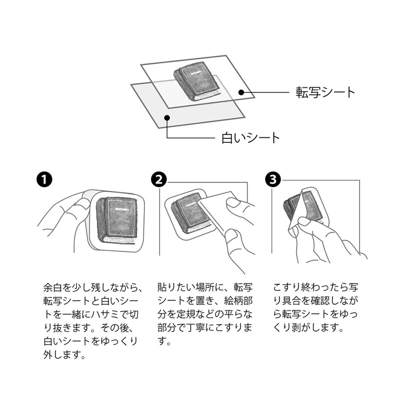 Midori Midori Transfer Sticker Adesivi Stationery