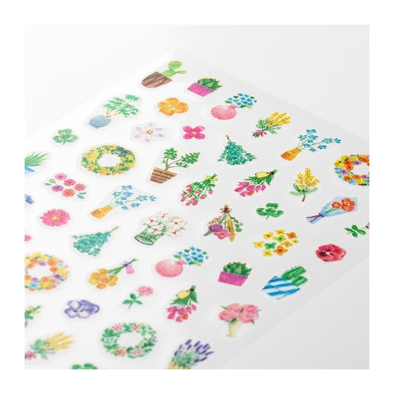 Midori Midori Stickers for Diary Flowers