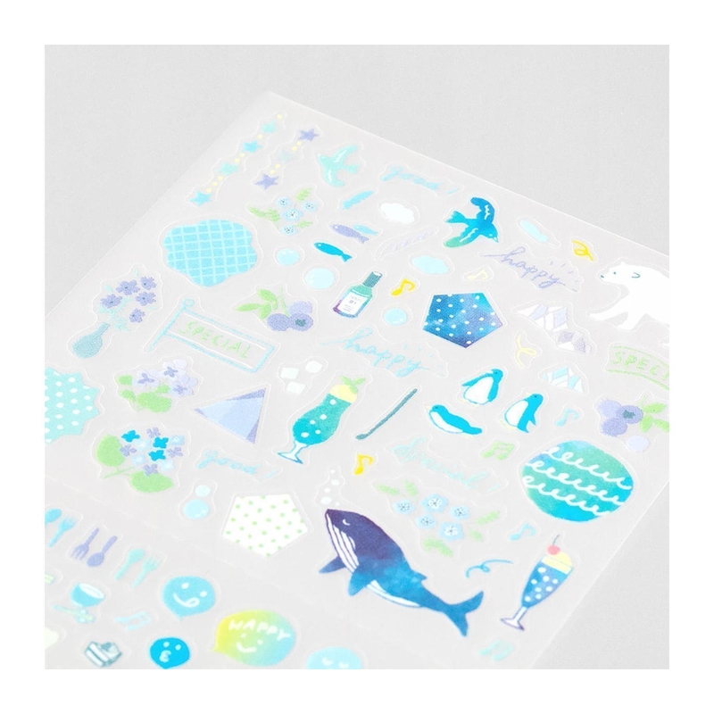 Midori Midori Color Sticker Blue