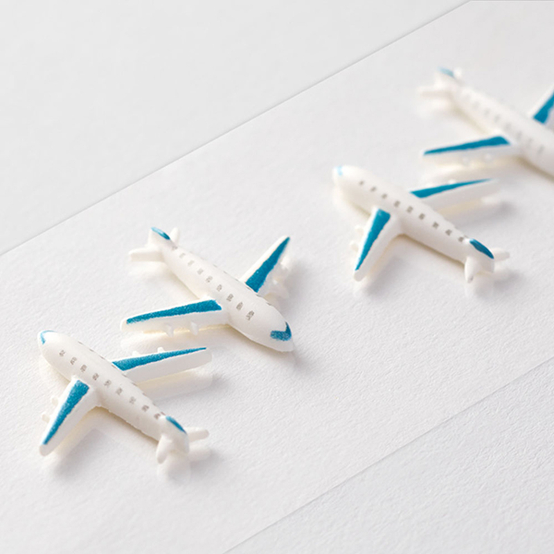 Midori Midori Paper Craft Museum Adesivi Decorativi Aereo