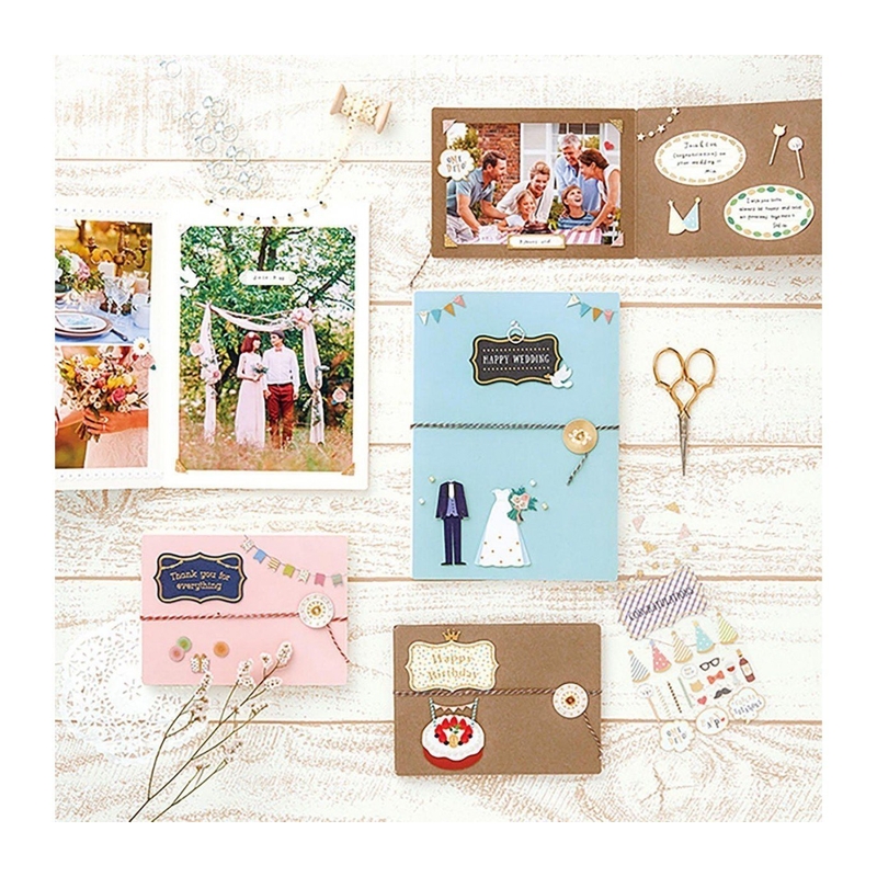 Midori Midori Paper Craft Museum Title Sticker Birthday