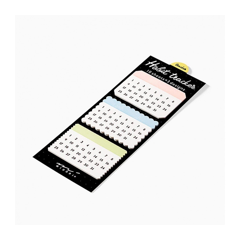 Midori Midori Journal Sticky Notes Habit Tracker