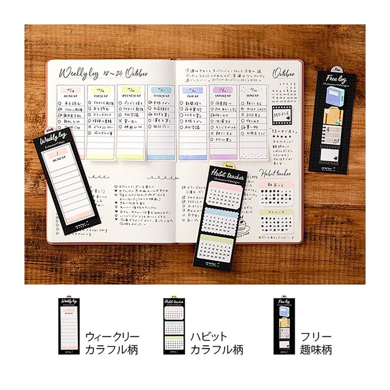 Midori Midori Sticky Notes con Calendari