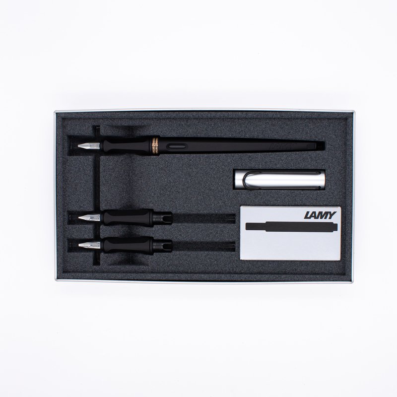 Lamy Joy AL Set Calligrafia Nero & Alluminio