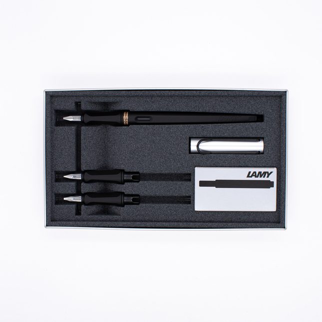 Lamy Joy AL Set Calligrafia Nero & Alluminio