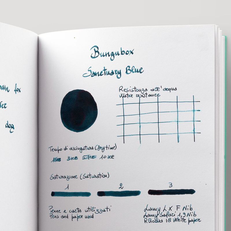 Bungubox Bungubox Ink Tells More Sanctuary Blue Ink Bottle 30 ml