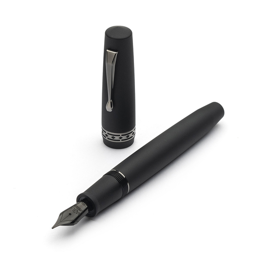 Radius Settimo Fountain Pen Matte Black & Ruthenium