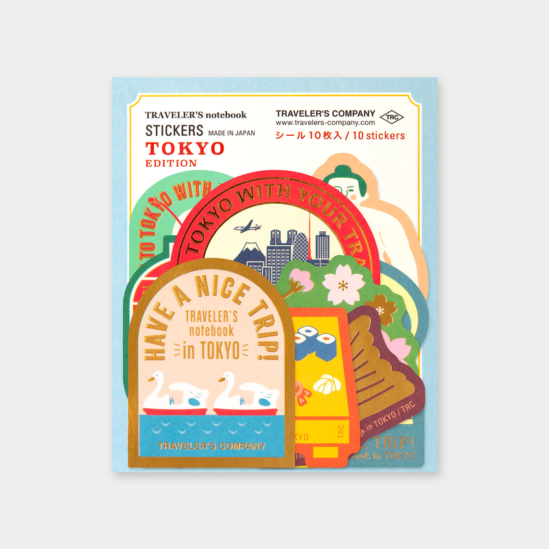 Traveler's Company Traveler's Notebook Sticker Set Tokyo Limited Edition