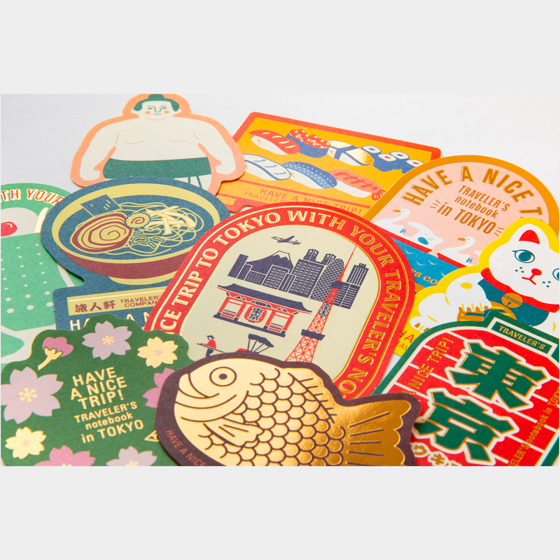 Traveler's Company Traveler's Notebook Sticker Set Tokyo Limited Edition