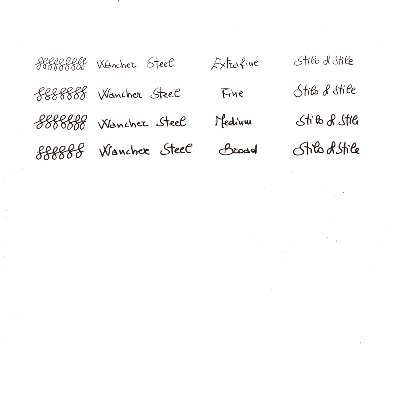 Wancher Wancher Replacement Steel Nib 6 Size Midnight Blue