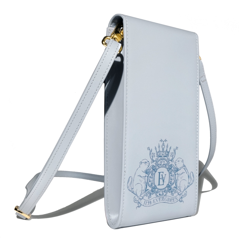 Ferris Wheel Press Ferris Wheel Press The Pendant Purse Portapenne in Pelle 5 Posti Light Blue