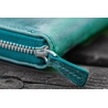 Galen Leather Galen Leather Portapenne in Pelle 5 Posti con Notebook A6 Crazy Horse Forest Green