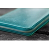 Galen Leather Galen Leather Portapenne in Pelle 5 Posti con Notebook A6 Crazy Horse Forest Green
